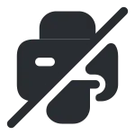 Printer Slash SVG Icon